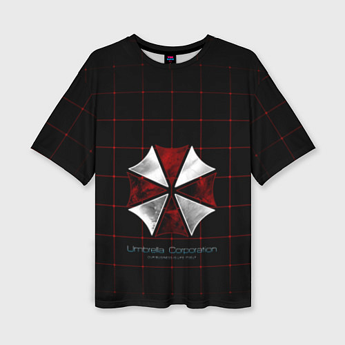 Женская футболка оверсайз Umbrella Corporation - 2 / 3D-принт – фото 1