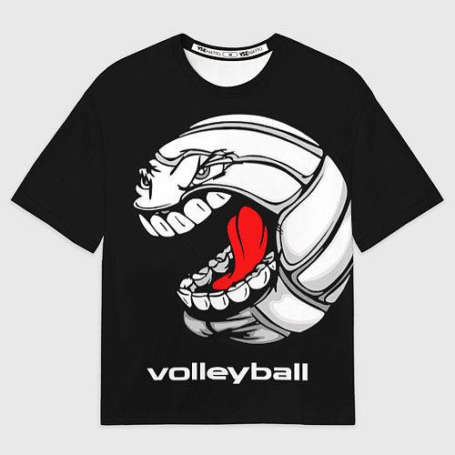 Женская футболка оверсайз Волейбол 25 / 3D-принт – фото 1