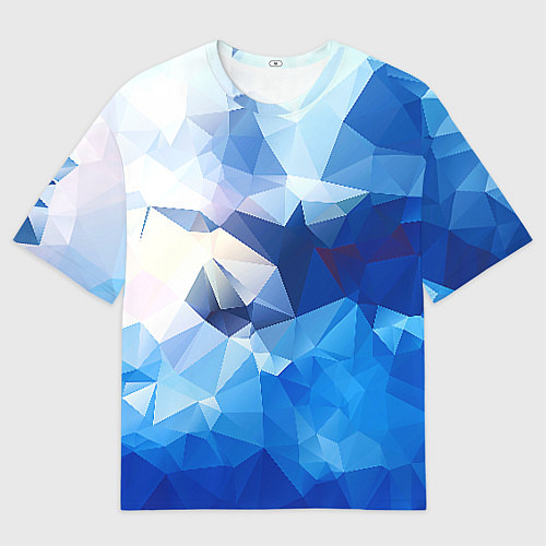 Женская футболка оверсайз Абстракция / 3D-принт – фото 1