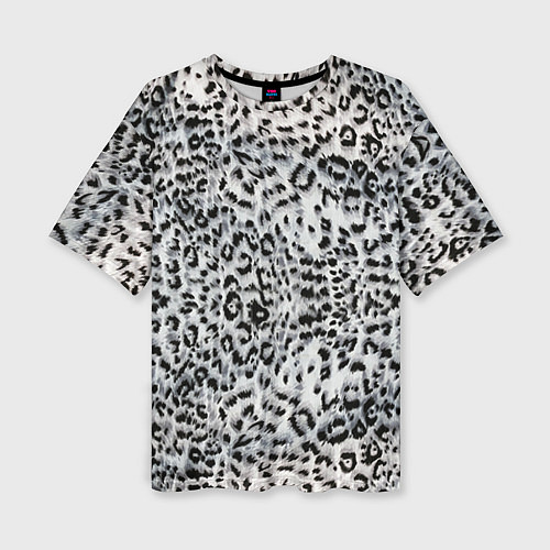 Женская футболка оверсайз White Jaguar / 3D-принт – фото 1