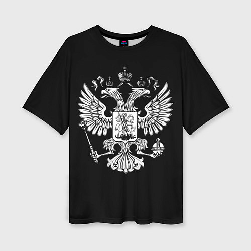 Женская футболка оверсайз Двуглавый орел / 3D-принт – фото 1