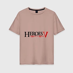 Женская футболка оверсайз Heroes V