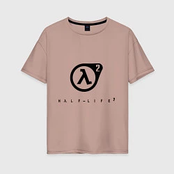 Женская футболка оверсайз Half Life 2