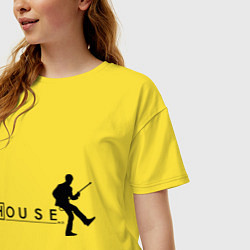 Футболка оверсайз женская House MD, цвет: желтый — фото 2
