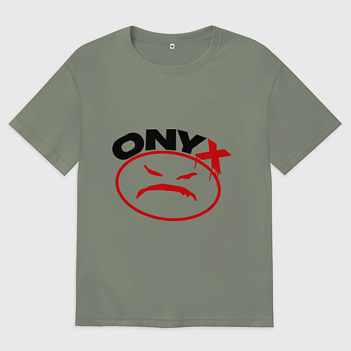 Женская футболка оверсайз Onyx / Авокадо – фото 1