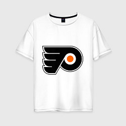 Женская футболка оверсайз Philadelphia Flyers