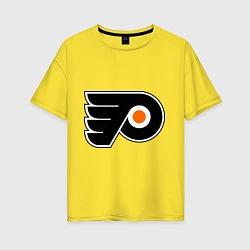 Женская футболка оверсайз Philadelphia Flyers
