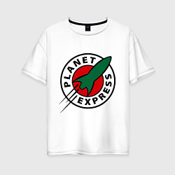 Женская футболка оверсайз Planet Express