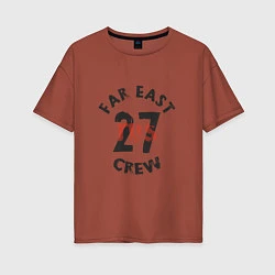 Женская футболка оверсайз Far East 27 Crew