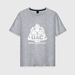 Женская футболка оверсайз UAC