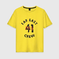 Женская футболка оверсайз Far East 41 Crew
