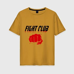 Женская футболка оверсайз Fight Club