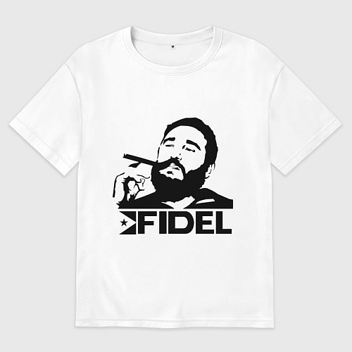 Женская футболка оверсайз FIdel / Белый – фото 1