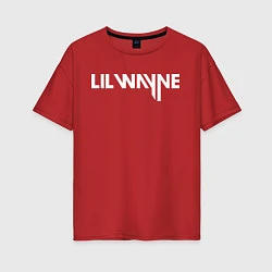 Женская футболка оверсайз Lil Wayne