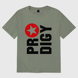 Футболка оверсайз женская Prodigy Star, цвет: авокадо