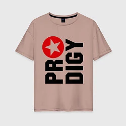 Женская футболка оверсайз Prodigy Star