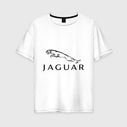 Футболка оверсайз женская Jaguar, цвет: белый