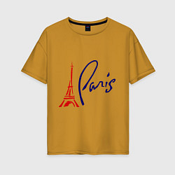 Женская футболка оверсайз I Paris