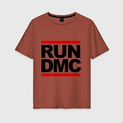 Женская футболка оверсайз Run DMC