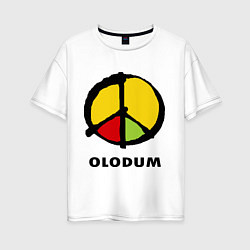 Женская футболка оверсайз Olodum