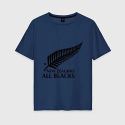 Женская футболка оверсайз New Zeland: All blacks