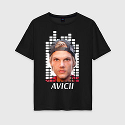 Женская футболка оверсайз EQ: Avicii