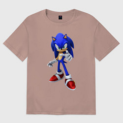 Женская футболка оверсайз ЁЖ Соник