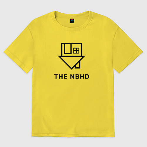 Женская футболка оверсайз The NBHD / Желтый – фото 1