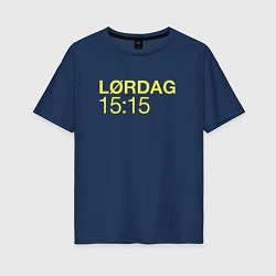 Женская футболка оверсайз Lordag 15:15