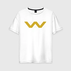 Женская футболка оверсайз Weyland-Yutani