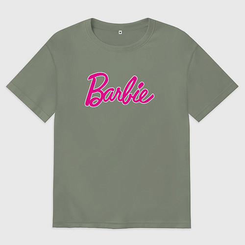 Женская футболка оверсайз Барби 3 / Авокадо – фото 1
