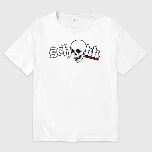 Женская футболка оверсайз Schokk / Белый – фото 1
