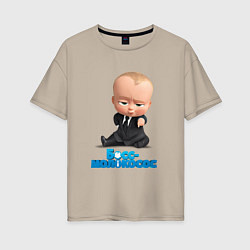 Женская футболка оверсайз Boss Baby