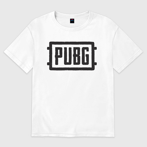 Женская футболка оверсайз PUBG / Белый – фото 1