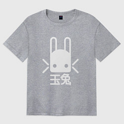 Футболка оверсайз женская Destiny Rabbit, цвет: меланж