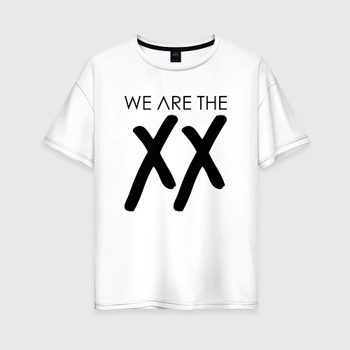 Женская футболка оверсайз We are the XX / Белый – фото 1