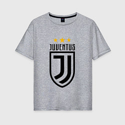 Женская футболка оверсайз Juventus FC: 3 stars