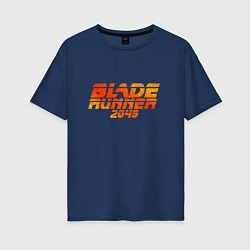 Женская футболка оверсайз Blade Runner 2049