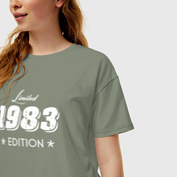 Футболка оверсайз женская Limited Edition 1983, цвет: авокадо — фото 2