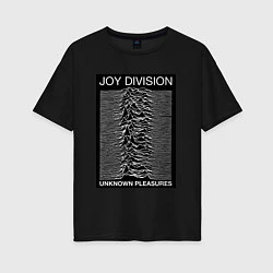 Женская футболка оверсайз Joy Division: Unknown Pleasures