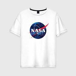 Женская футболка оверсайз NASA: Cosmic Logo