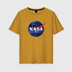 Женская футболка оверсайз NASA: Cosmic Logo