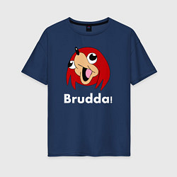 Женская футболка оверсайз Brudda