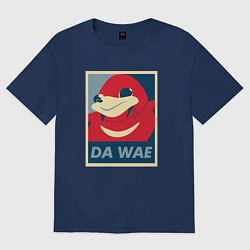 Футболка оверсайз женская Da Wae, цвет: тёмно-синий