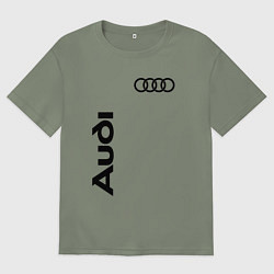 Футболка оверсайз женская Audi Style, цвет: авокадо