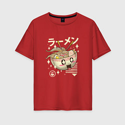 Женская футболка оверсайз Китайская лапша
