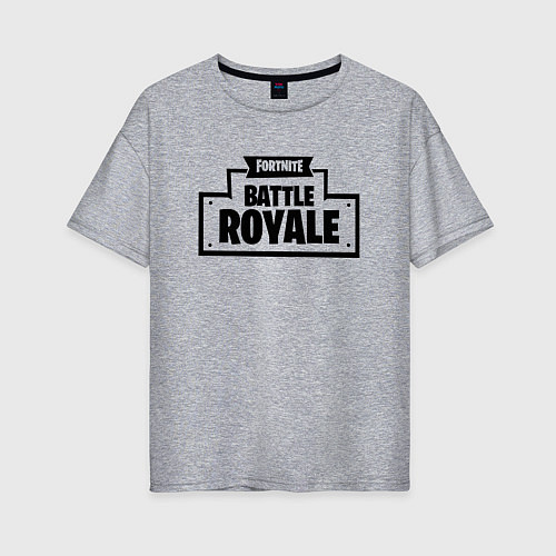 Женская футболка оверсайз Fortnite: Battle Royale / Меланж – фото 1