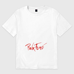 Футболка оверсайз женская Pink Floyd, цвет: белый