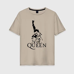 Женская футболка оверсайз Queen: Rock You