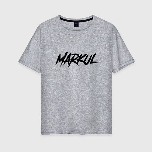 Женская футболка оверсайз Markul / Меланж – фото 1